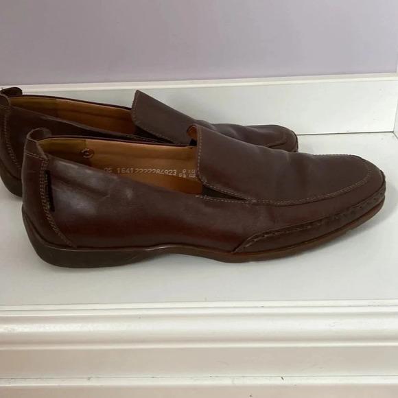Mephisto brown leather slip ons size 9 1/2 main image 4